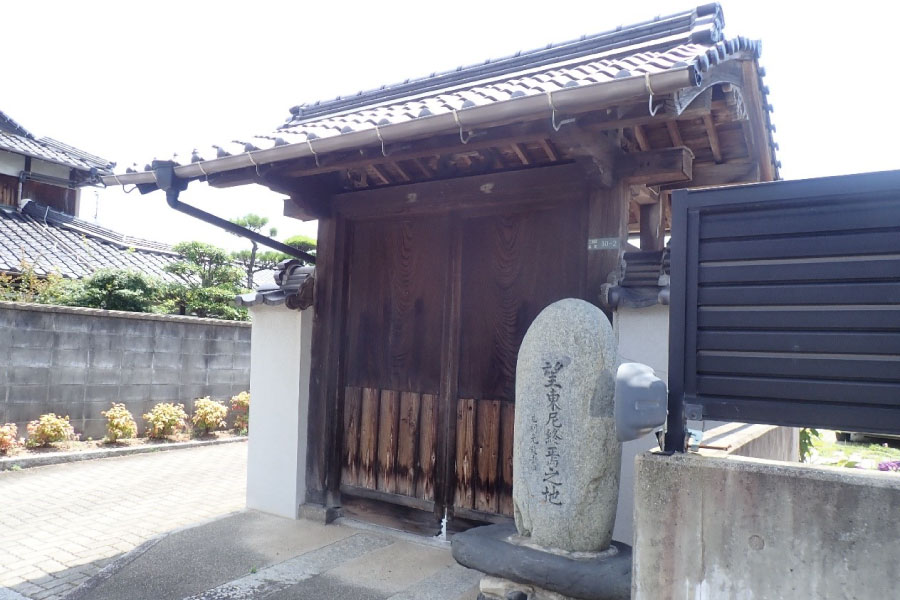 野村望東尼終焉の宅跡（県指定史跡）