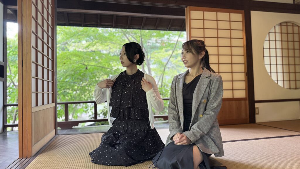 暁天楼2階(特別公開)と芳松庵の抹茶体験3
